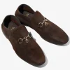 Tassel Bit Slip-On Chukka - Dk. Brown