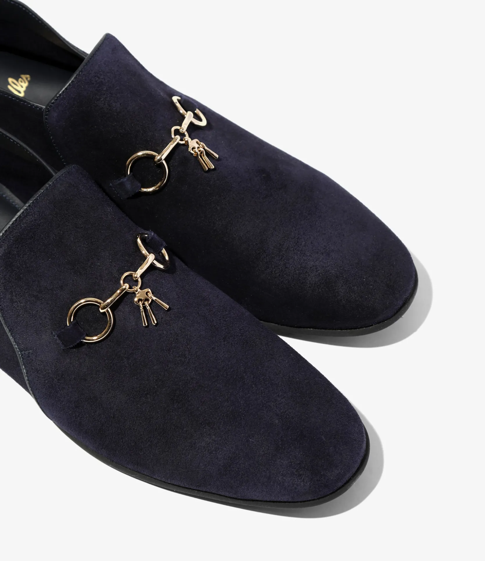 Tassel Bit Slip-On Chukka - Purple