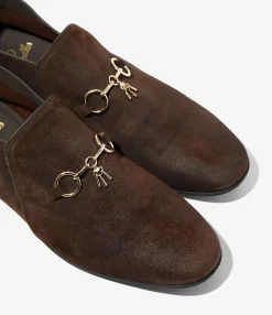 Tassel Bit Slip-On Chukka - Dk. Brown