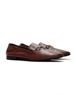 Tassel Bit Unlined Slip-on - Brown