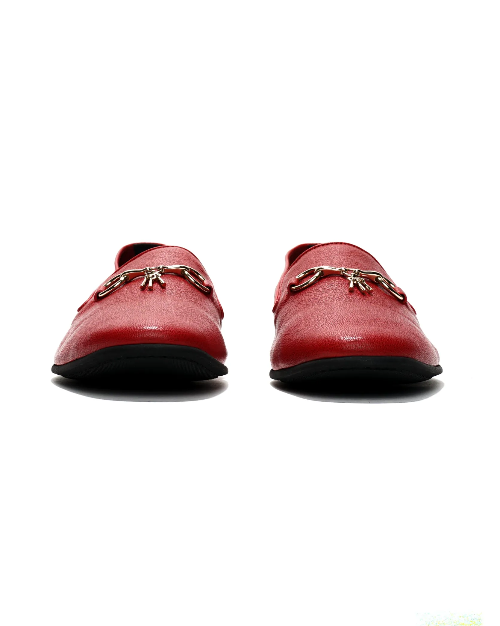 Tassel Bit Unlined Slip-On - Red