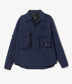 Tenkara Trout Shirt - Navy - Nylon Poplin