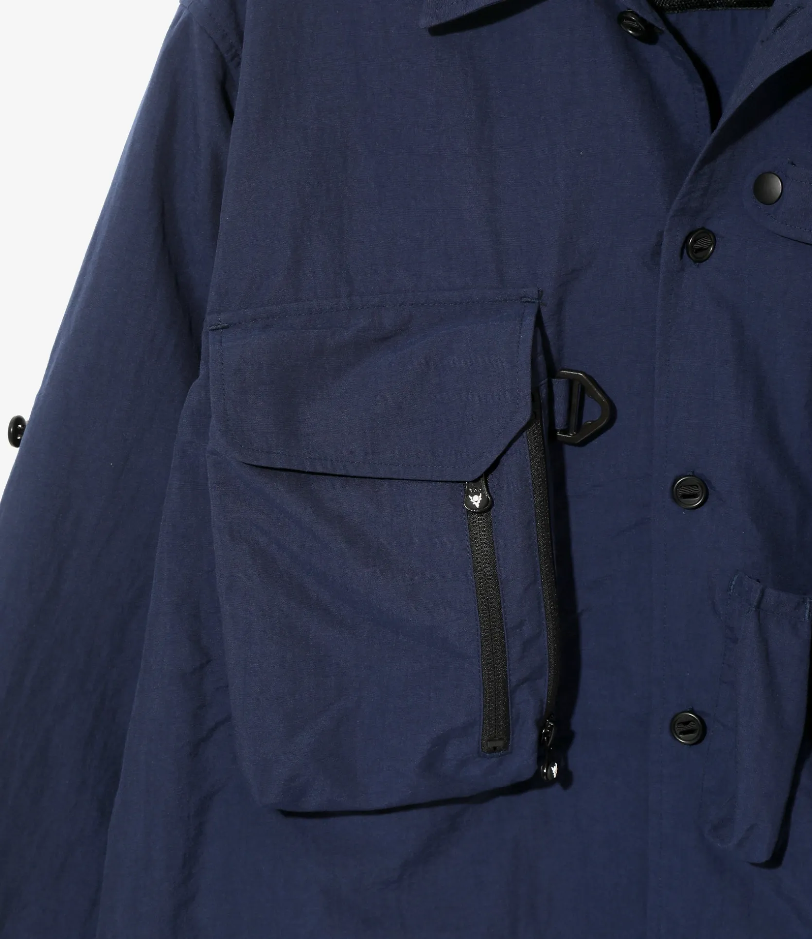 Tenkara Trout Shirt - Navy - Nylon Poplin