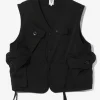 Tenkara Vest - Black - Nylon Twill