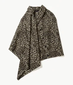 Tent Cape - Brown Nyco Leopard Print