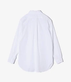 19th Century BD Shirt - White 100's 2Ply Broadcloth