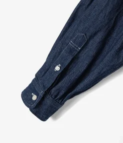 The Button Down Dress - Indigo 6.5oz Denim