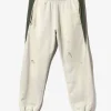 2-Tone String Sweat Pant - Beige - Cotton French Terry