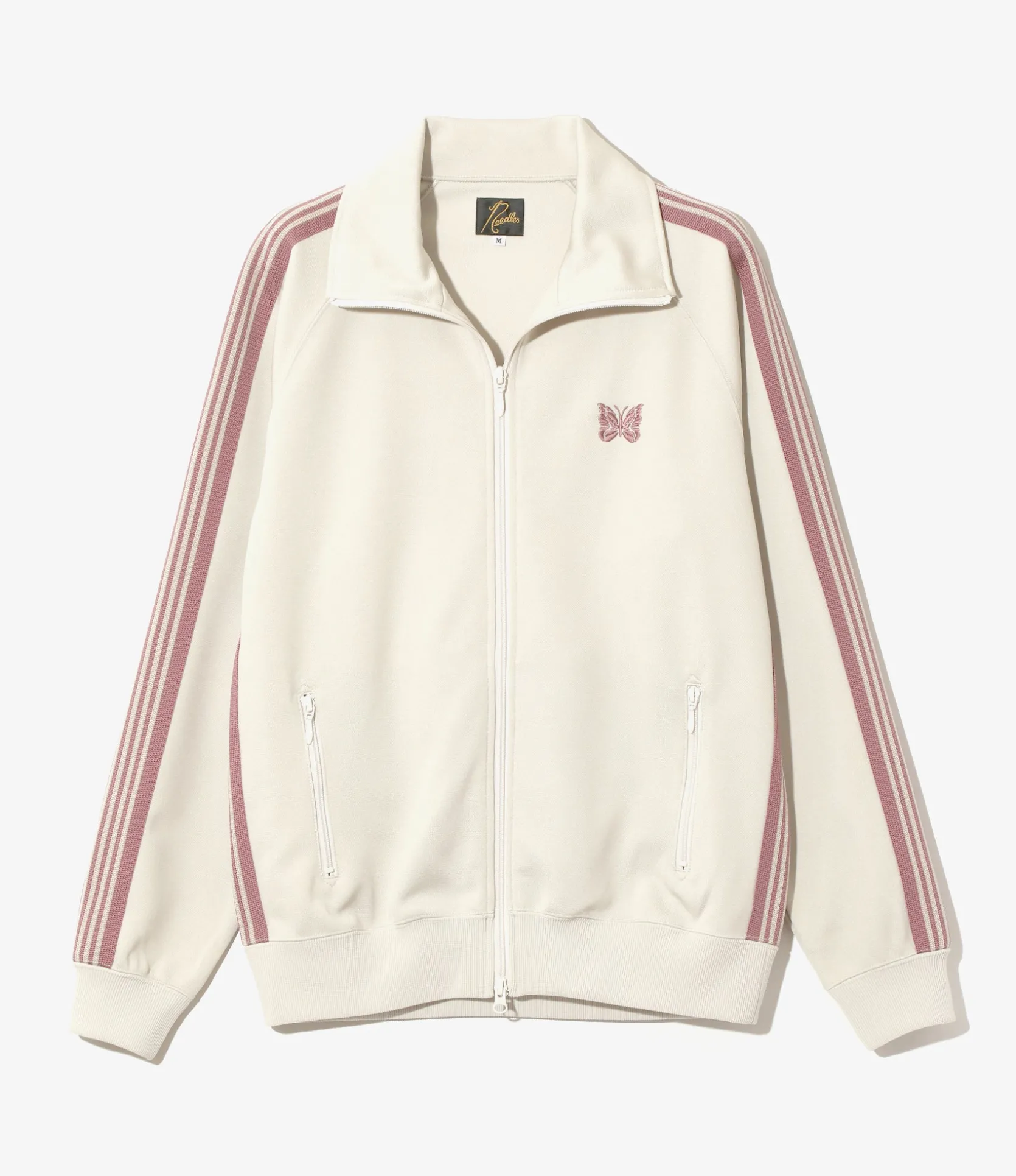 Track Jacket - Ivory - Poly Smooth