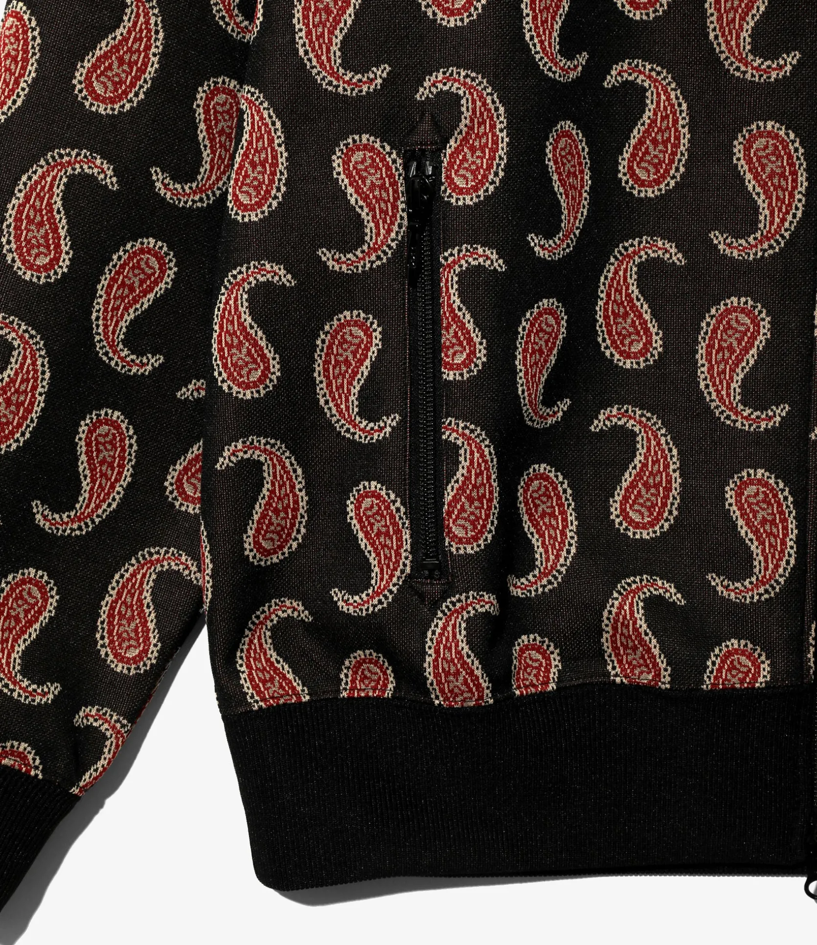 Track Jacket - Paisley - Poly Jacquard