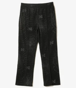 Track Pant - Black - Pile Jacquard / Spider Web