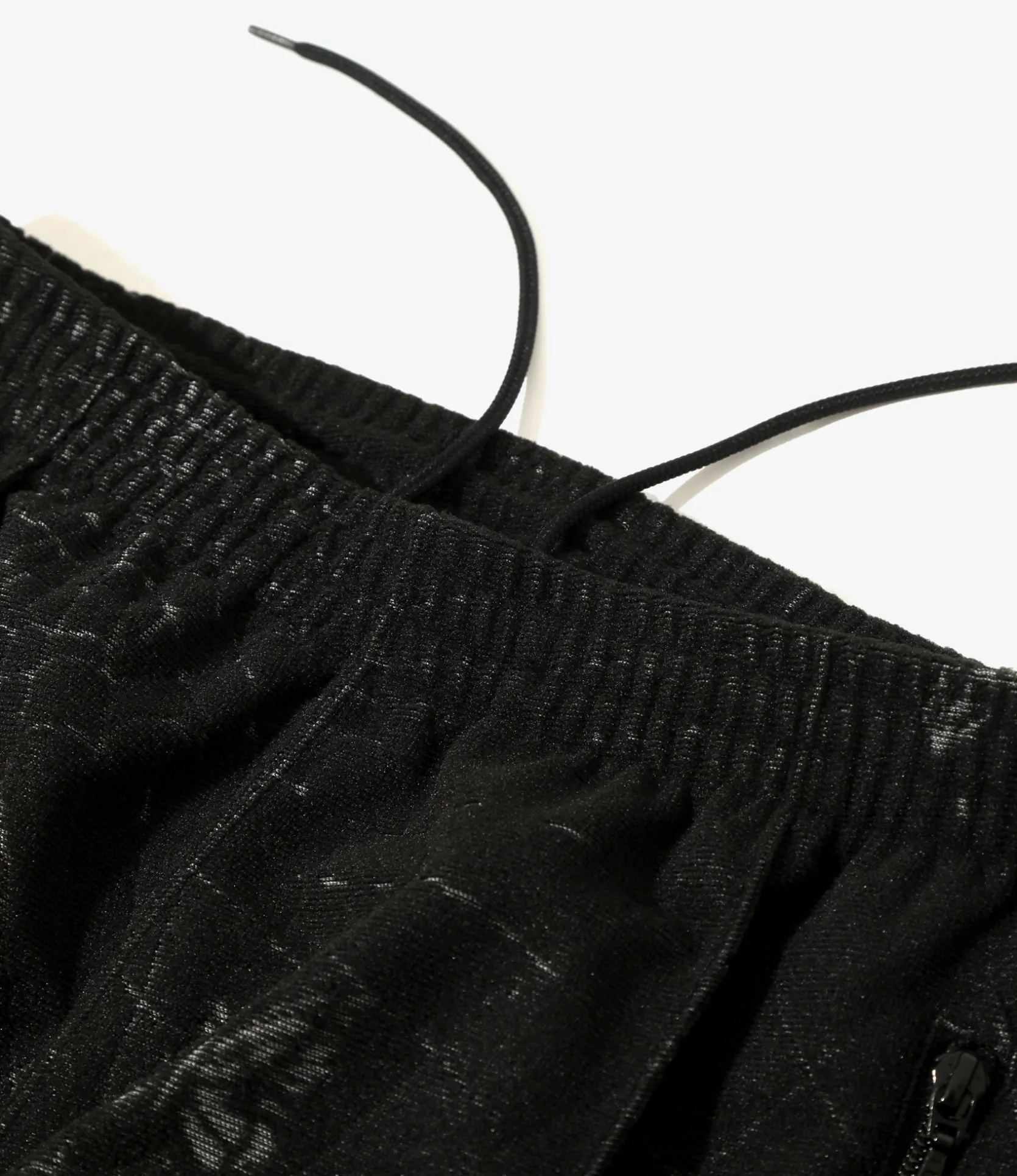 Track Pant - Black - Pile Jacquard / Spider Web