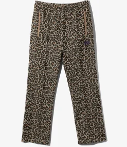 Track Pant - Leopard - Poly Jacquard