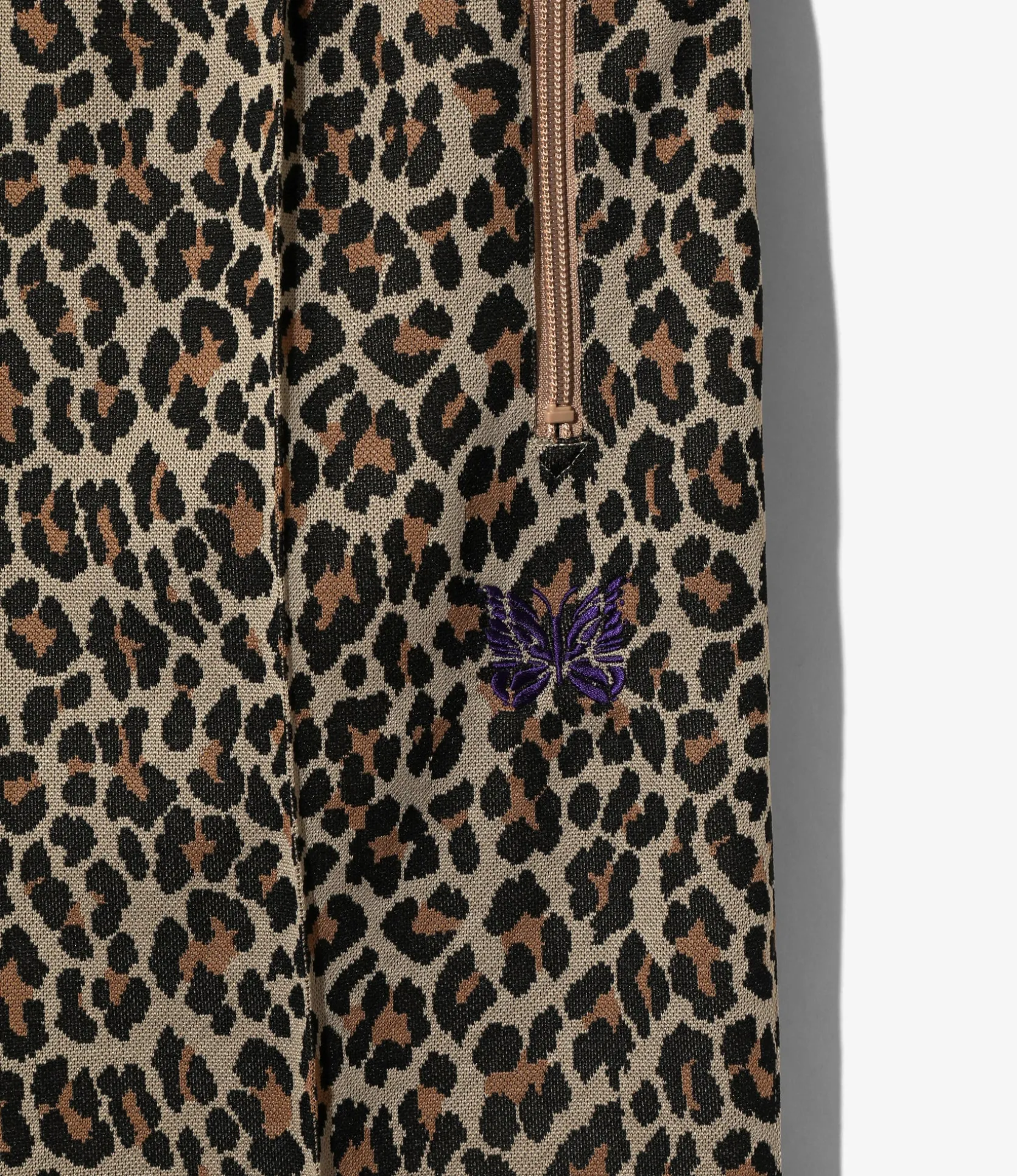 Track Pant - Leopard - Poly Jacquard