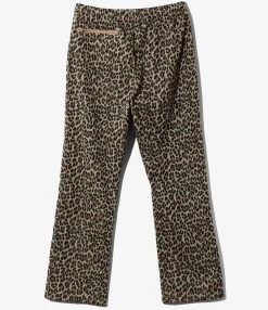 Track Pant - Leopard - Poly Jacquard