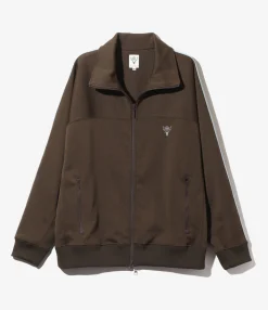 Trainer Jacket - Brown - Poly Smooth