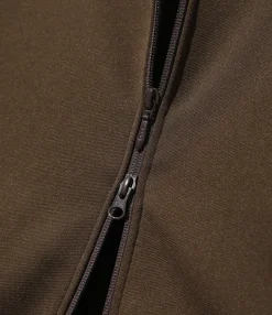 Trainer Jacket - Brown - Poly Smooth