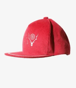 Trucker Cap - Red - 11W Corduroy