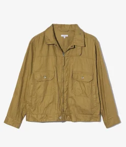 Trucker Jacket - Khaki CL Java Cloth