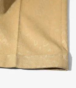 Tucked Trouser - Khaki - Cotton Leopard Jq