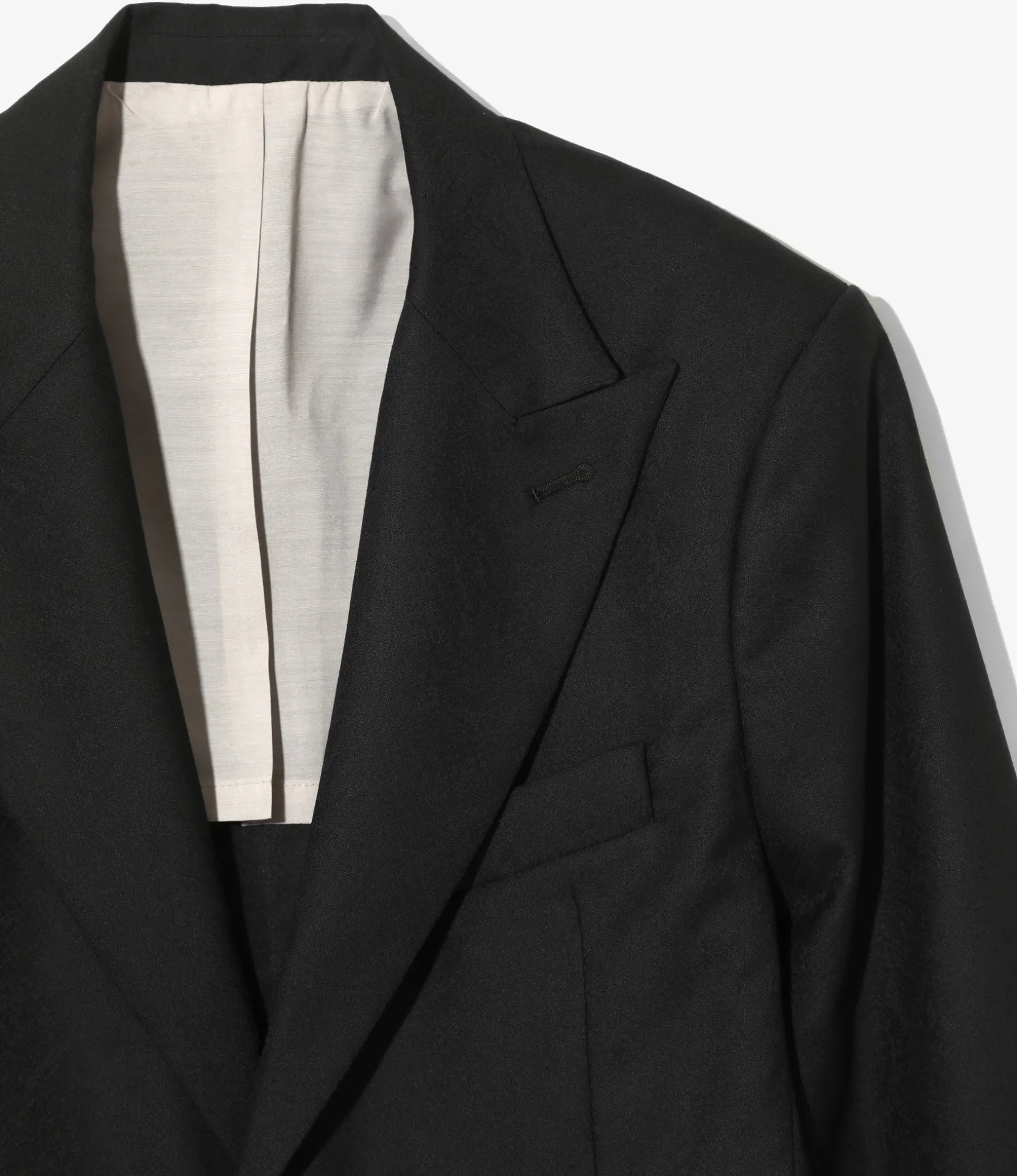 Tuxedo Jacket - Black - Wool Python Jacquard