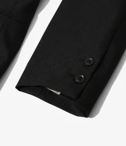 Tuxedo Jacket - Black - Wool Python Jacquard
