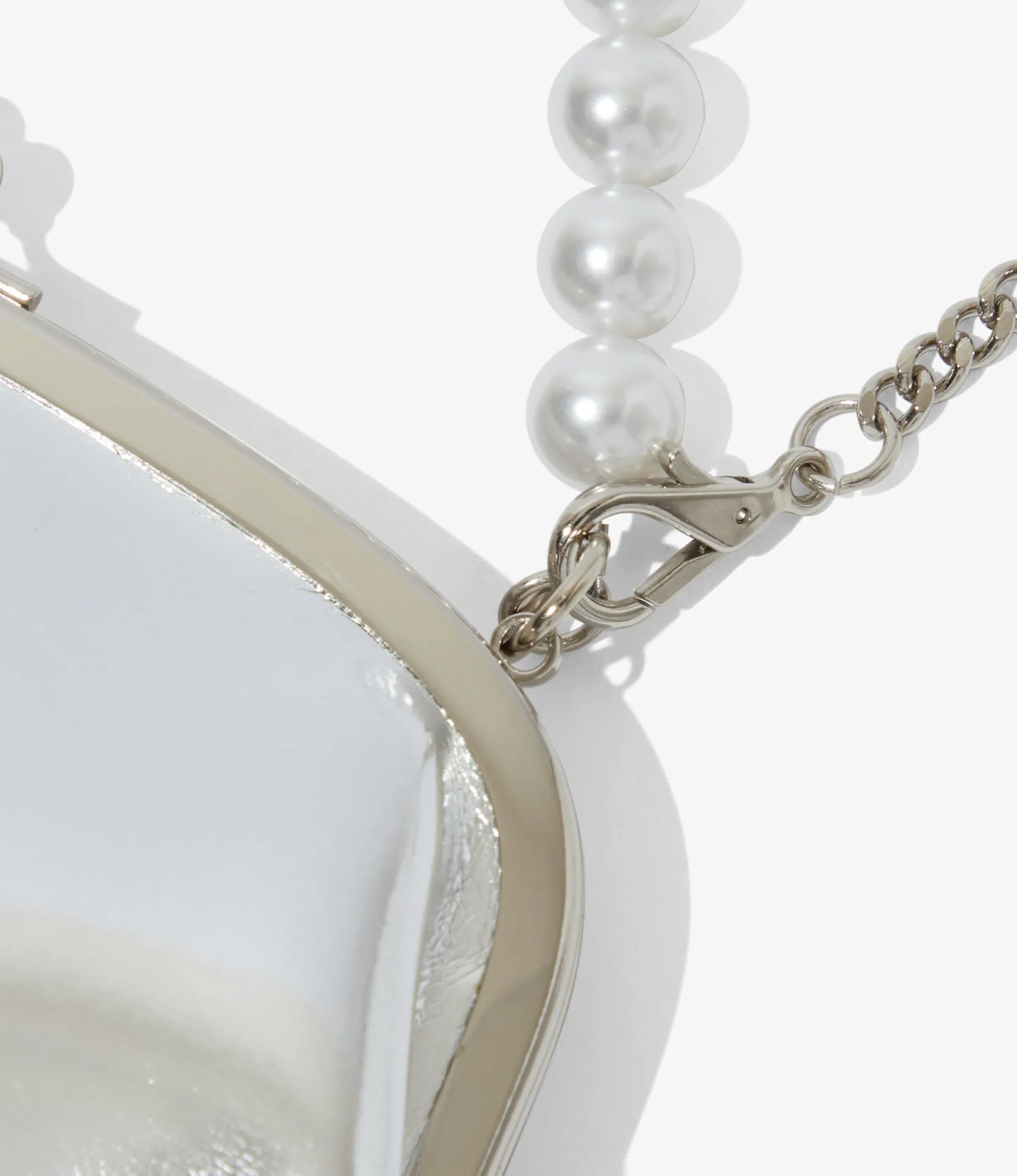 Two-way GAMAGUCHI Bag - Silver