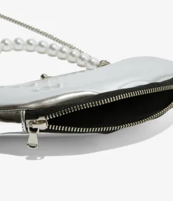 Two-way GAMAGUCHI Bag - Silver