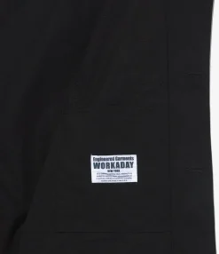 Utility Jacket - Black Cotton Ripstop