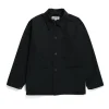 Utility Jacket - Black Heavyweight Cotton Ripstop