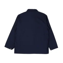 Utility Jacket - Dark Navy Cotton Reverse Sateen