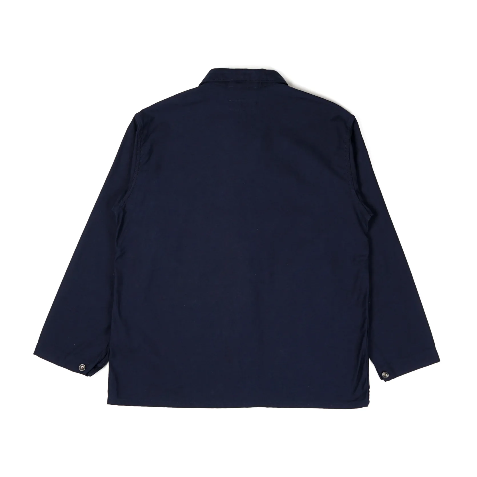 Utility Jacket - Dark Navy Cotton Reverse Sateen