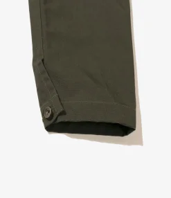 Utility Jacket - Olive Heavyweight Cotton Ripstop