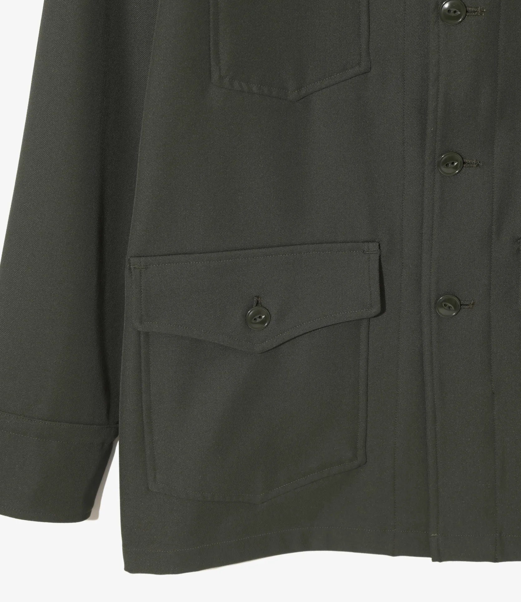 Utility Shirt - Green - Cavalry Twill