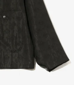 V-Neck Cowboy Shirt - Black - Bright Foulard