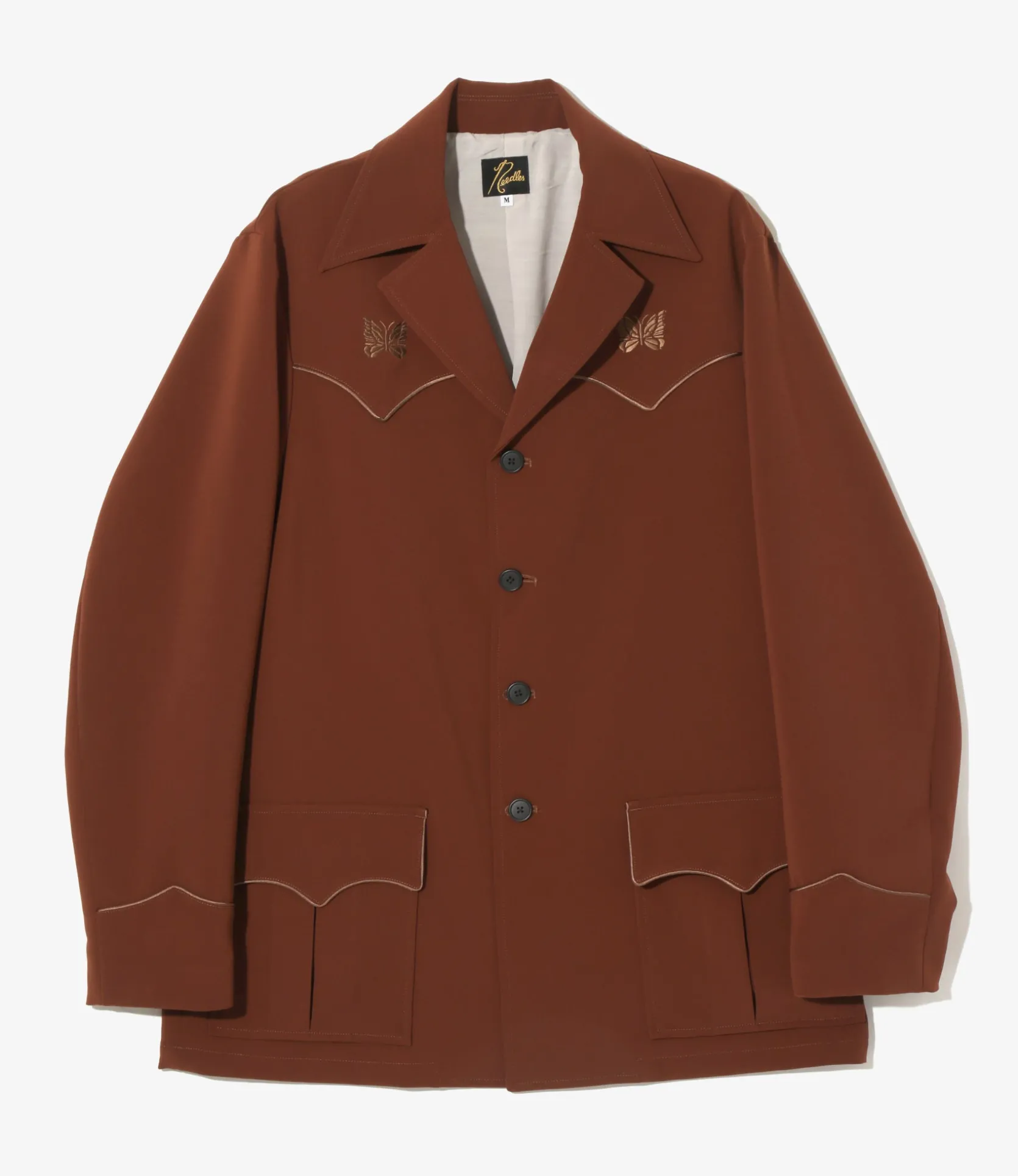 Western Leisure Jacket - Brown - Poly Double Cloth