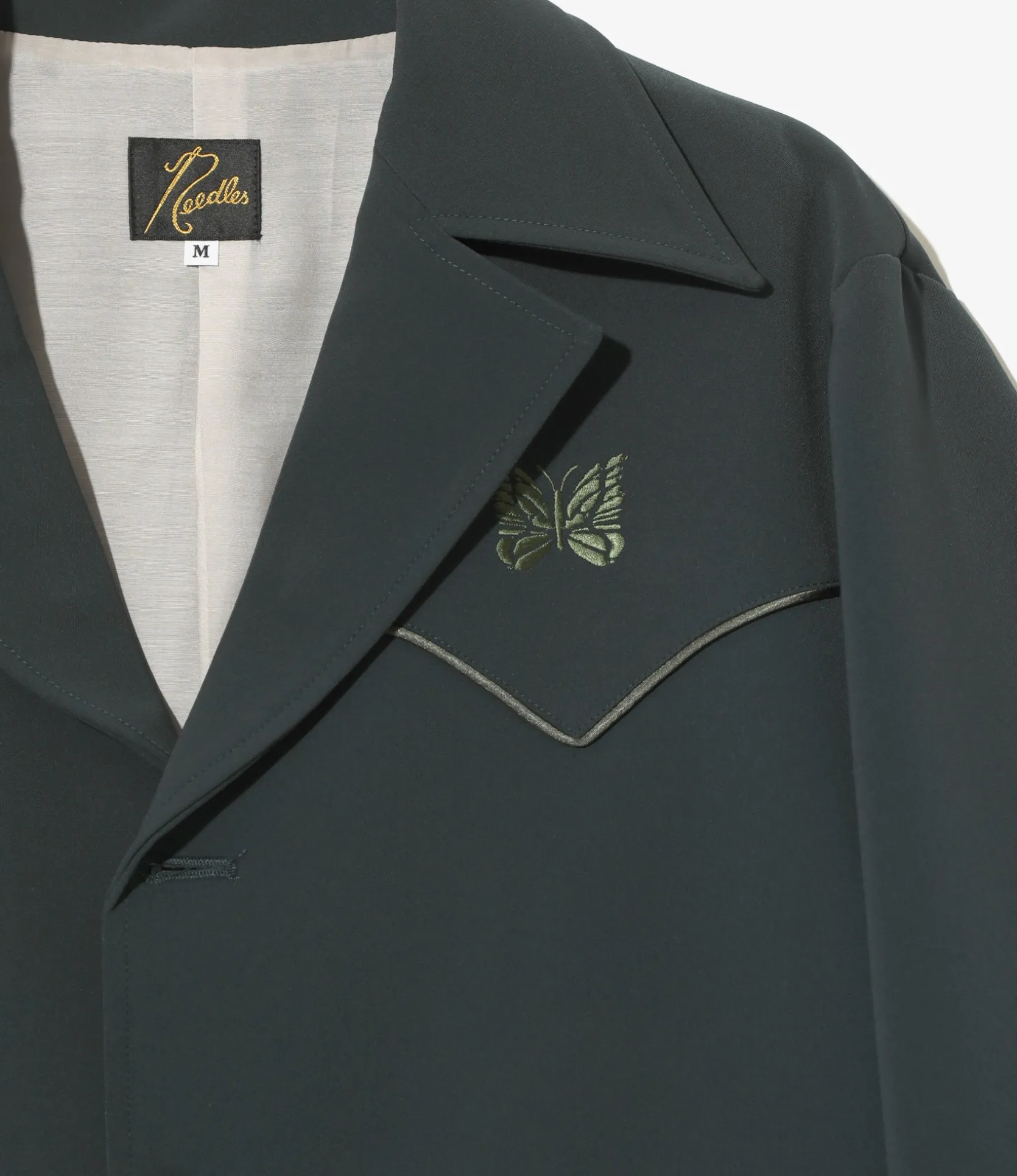 Western Leisure Jacket - Green - Poly Double Cloth