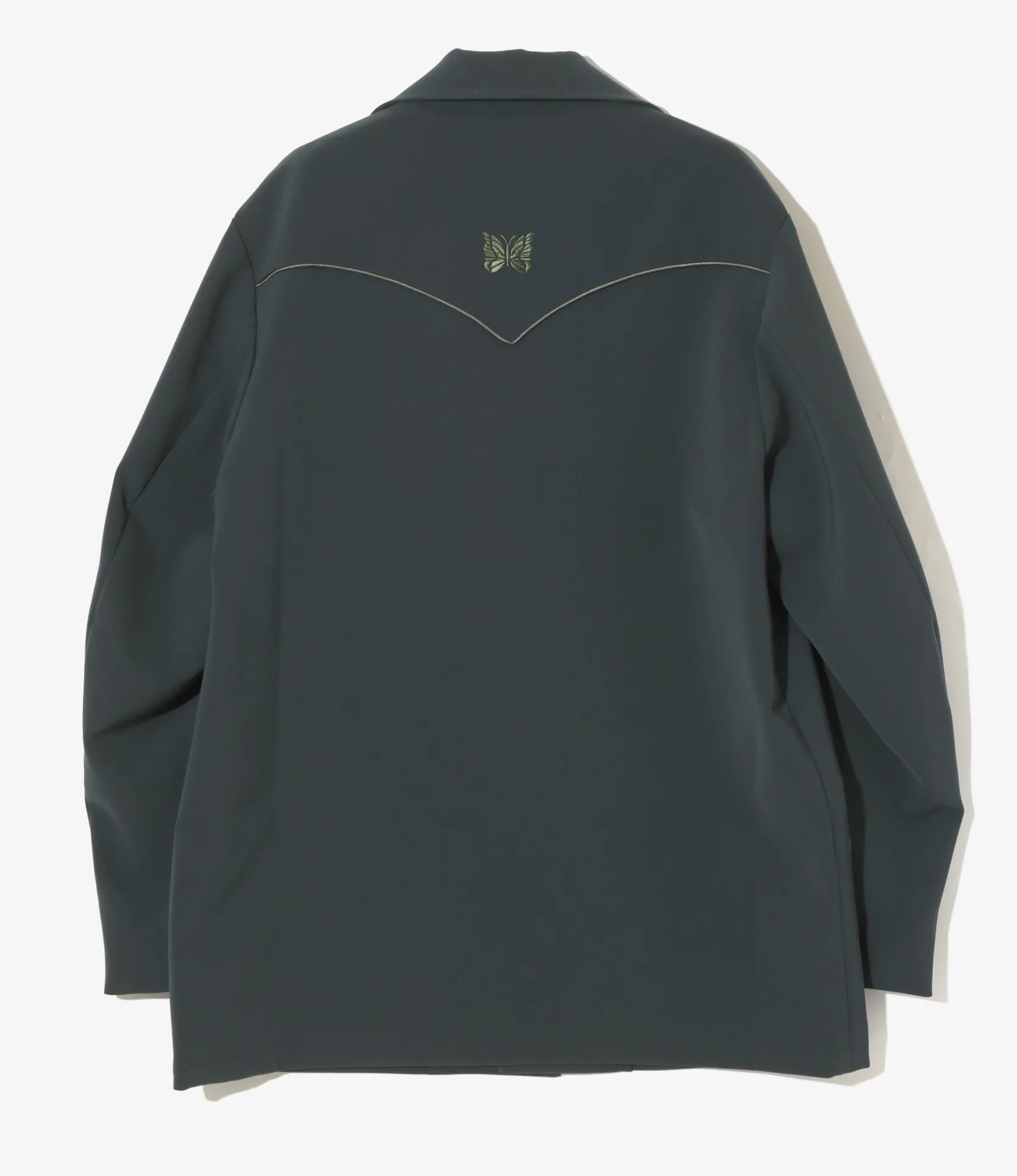 Western Leisure Jacket - Green - Poly Double Cloth