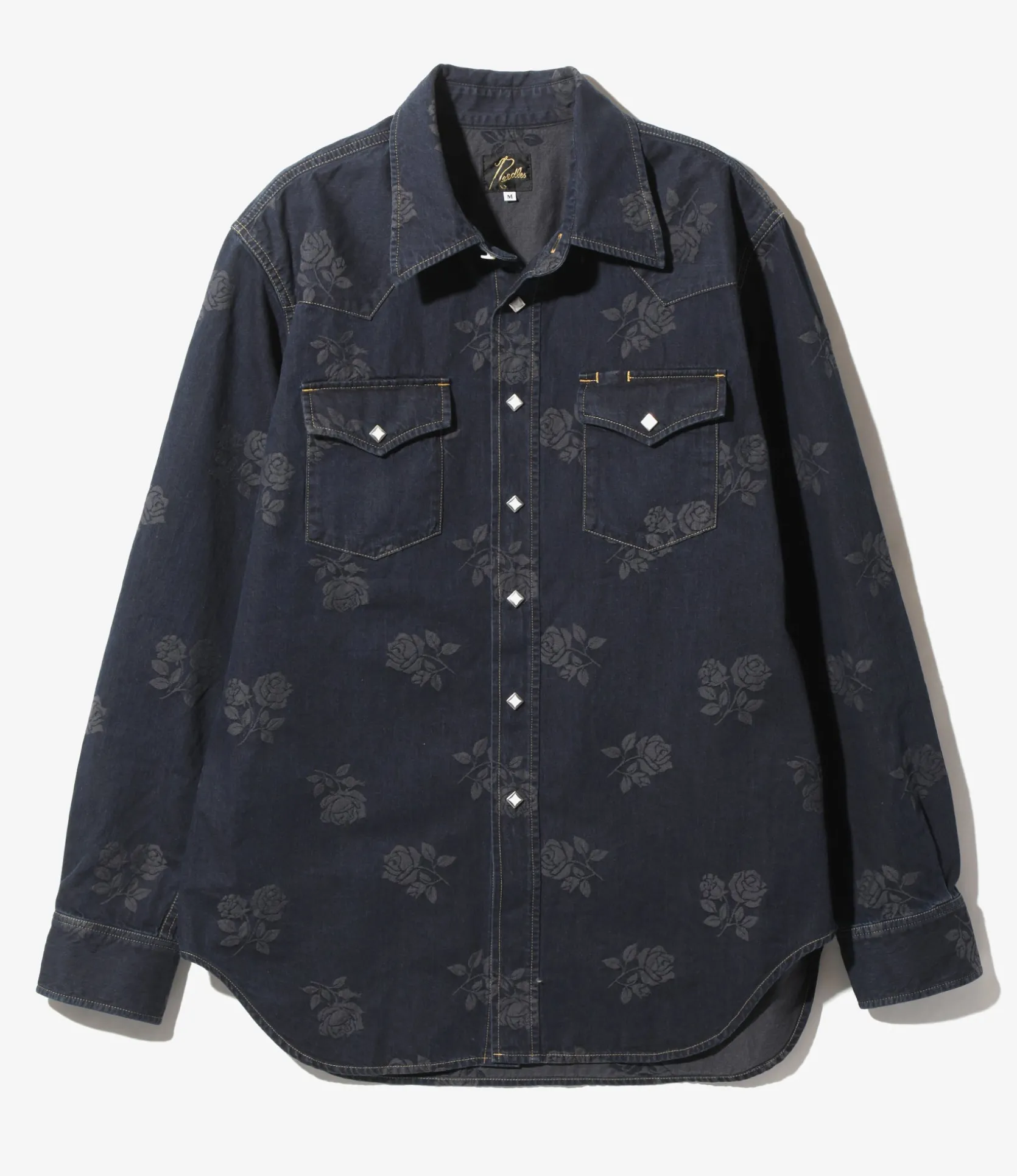 Western Shirt - Indigo - 8oz Denim / Rose Jq.