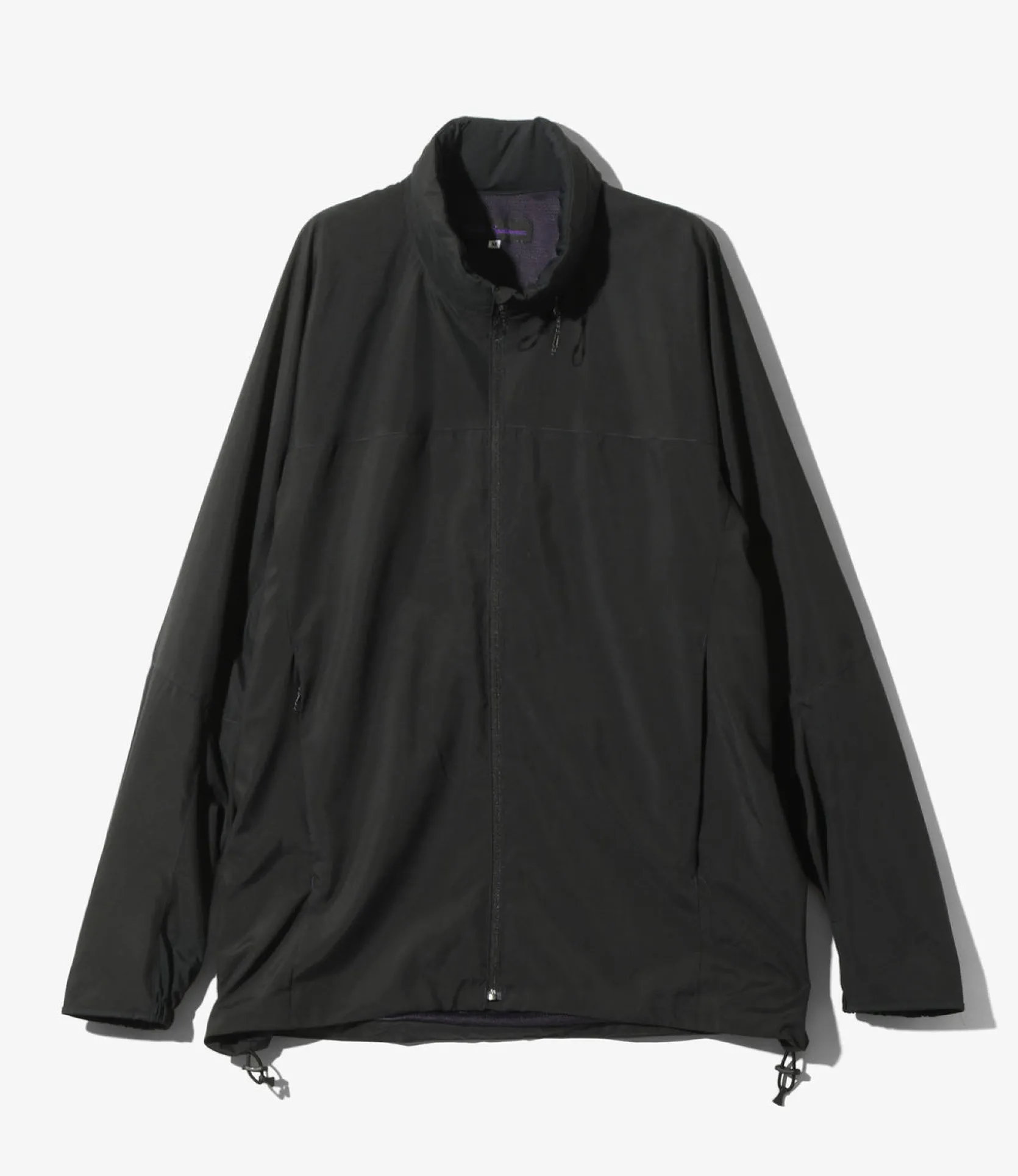 Wind Jacket - Black - Poly Brushed Taffeta