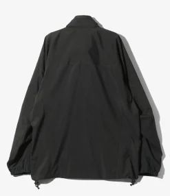 Wind Jacket - Black - Poly Brushed Taffeta