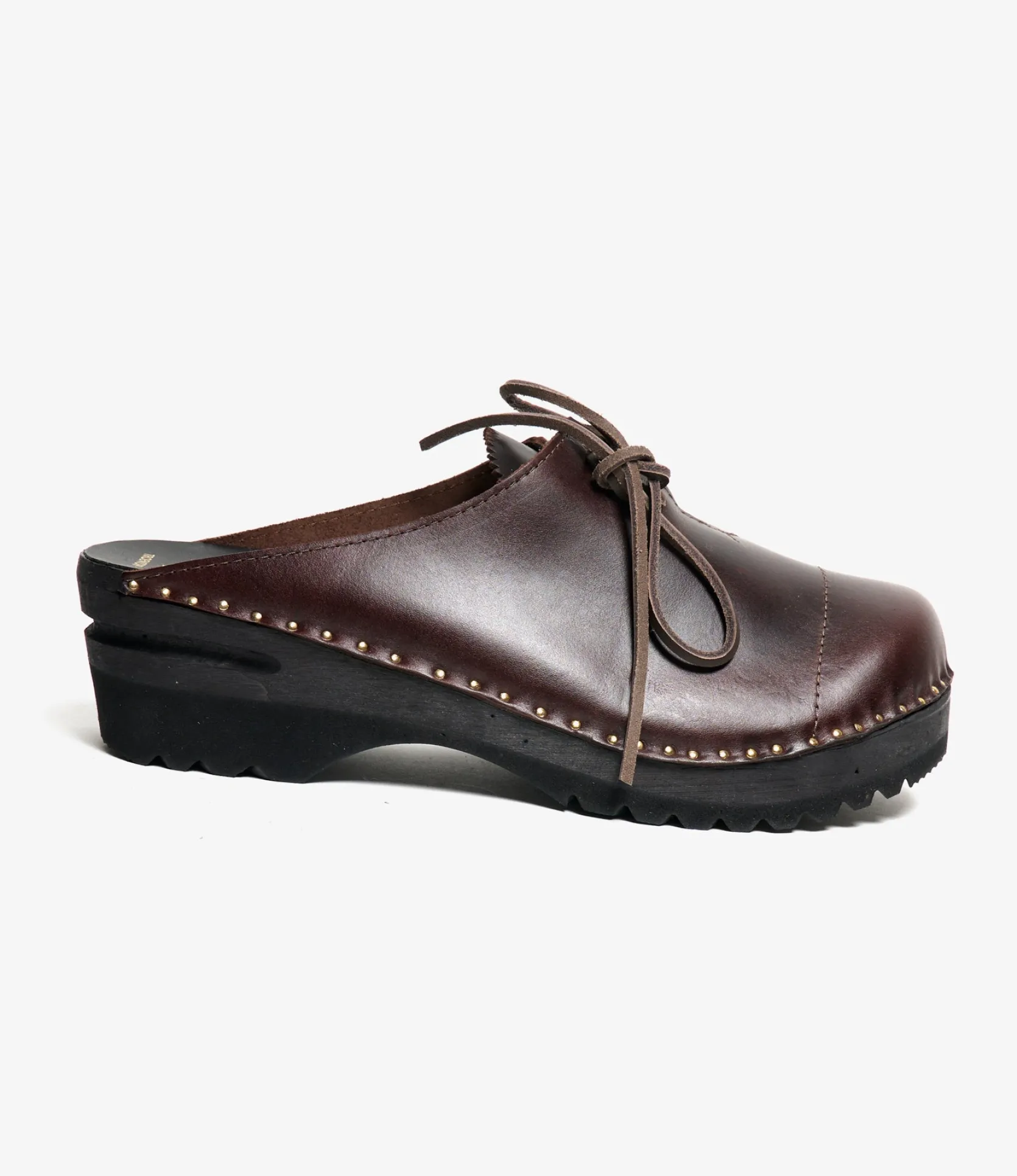 Woburn Walk X Troentorp - Swedish Clog - Alps/ Center Lace - Brown