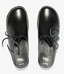 Woburn Walk X Troentorp - Swedish Clog - Alps/ Side Lace - Black