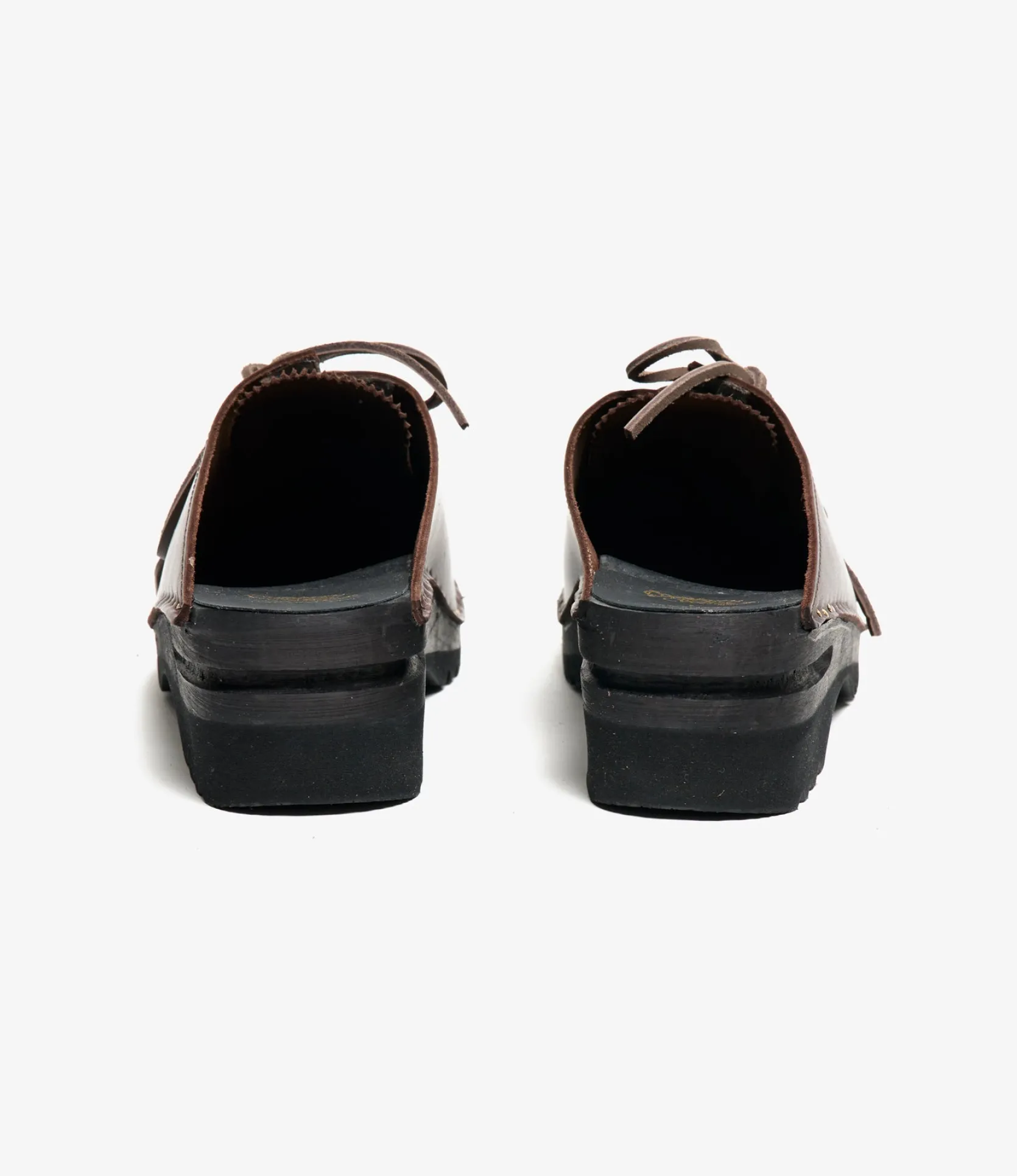 Woburn Walk X Troentorp - Swedish Clog - Alps/ Center Lace - Brown
