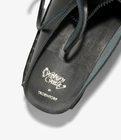 Woburn Walk X Troentorp - Swedish Clog - Alps/ Side Lace - Black