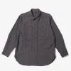 Work Shirt - Charcoal/Grey LC Stripe