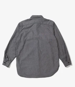 Work Shirt - Grey Cotton Chambray