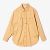 Work Shirt - Khaki Cotton Superfine Twill