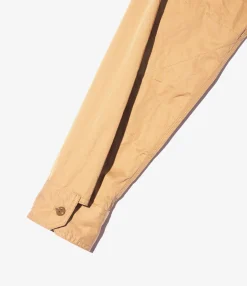 Work Shirt - Khaki Cotton Superfine Twill