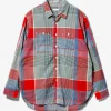 Work Shirt - Red/Green Big Madras Plaid